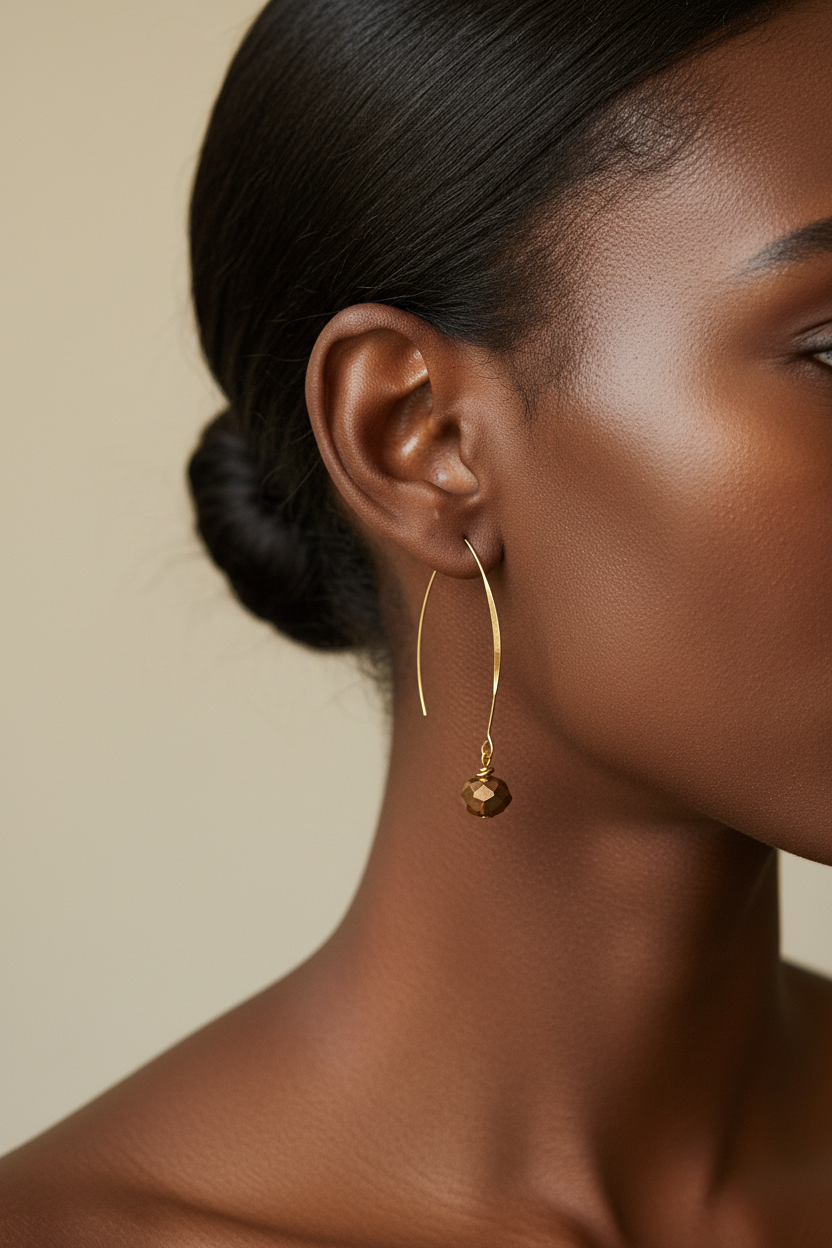 Glass Bead Earrings - correct orientation