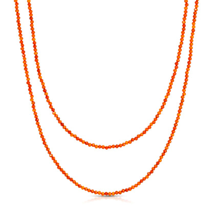 Zircon Necklace 35 Inch Length