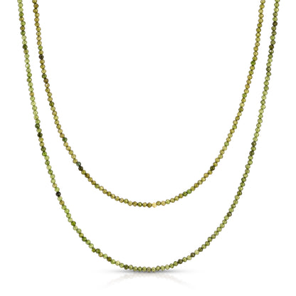 Zircon Necklace 35 Inch Length