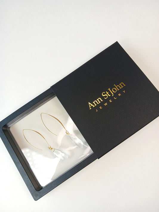 Clear Quartz Earrings