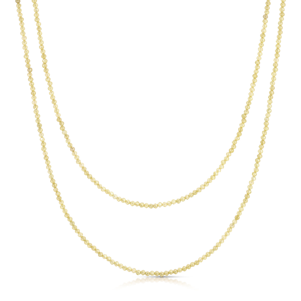 Zircon Necklace 35 Inch Length