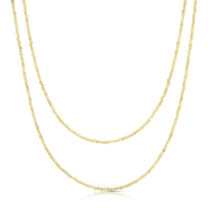 Zircon Necklace 35 Inch Length
