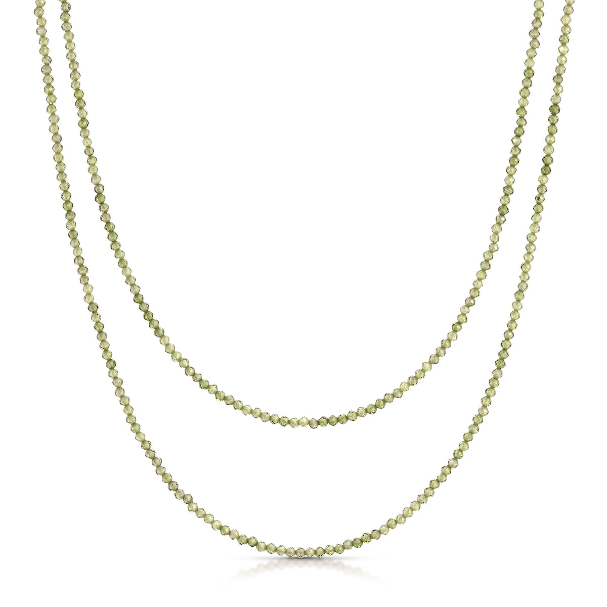 Zircon Necklace 35 Inch Length