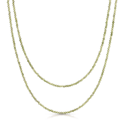 Zircon Necklace 35 Inch Length