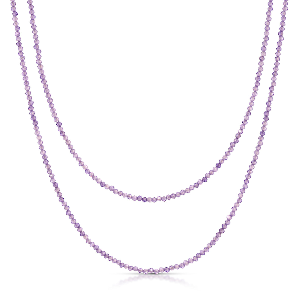 Zircon Necklace 35 Inch Length