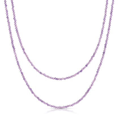 Zircon Necklace 35 Inch Length