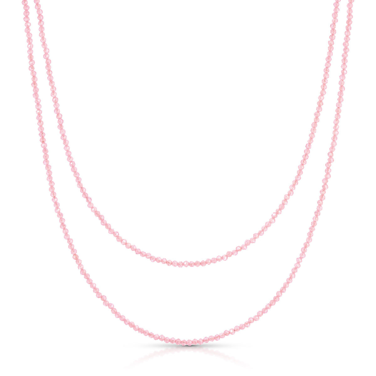 Zircon Necklace 35 Inch Length