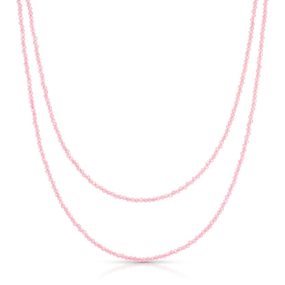 Zircon Necklace 35 Inch Length