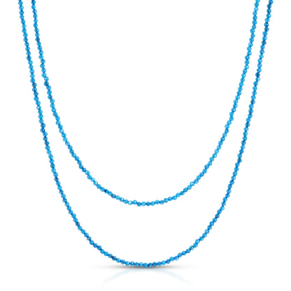 Zircon Necklace 35 Inch Length