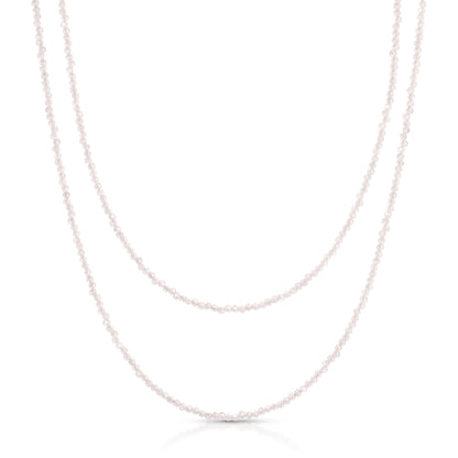 Zircon Necklace 35 Inch Length